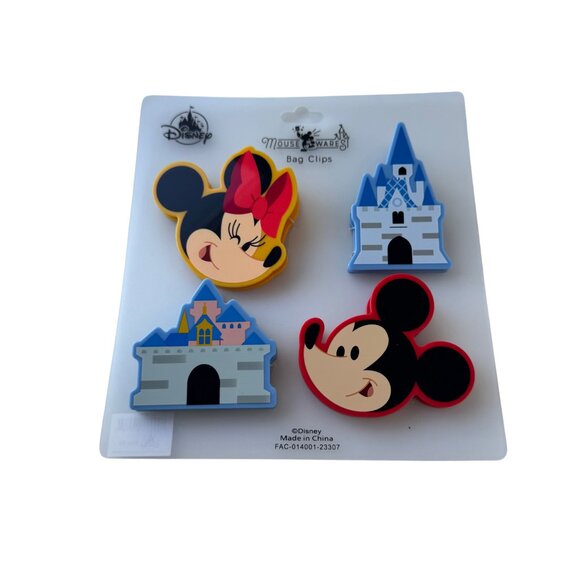 Brand New Disney Kitchen Bundle Mickey Egg + Pancake Mold and Bag Clips - Picture 5 of 6
